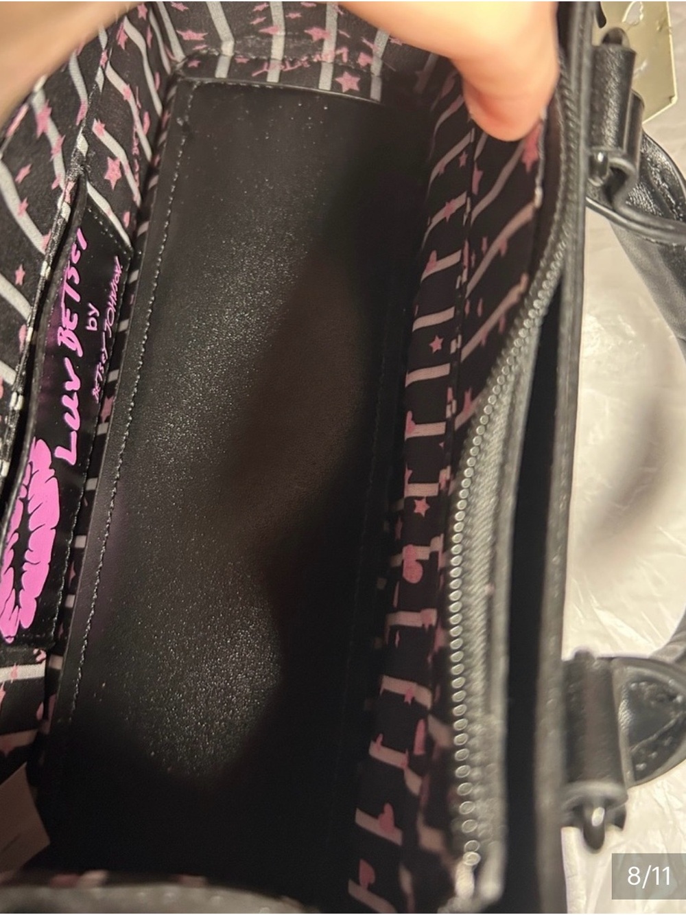 Betsy Johnson Shimmering Crossbody Bag - Picture 6 of 8